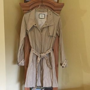 Max and Moi beige Raincoat